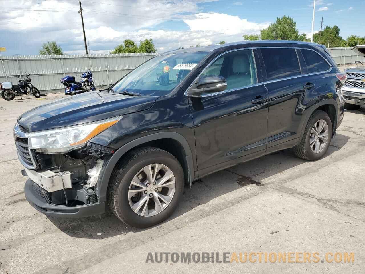 5TDJKRFH5FS080997 TOYOTA HIGHLANDER 2015