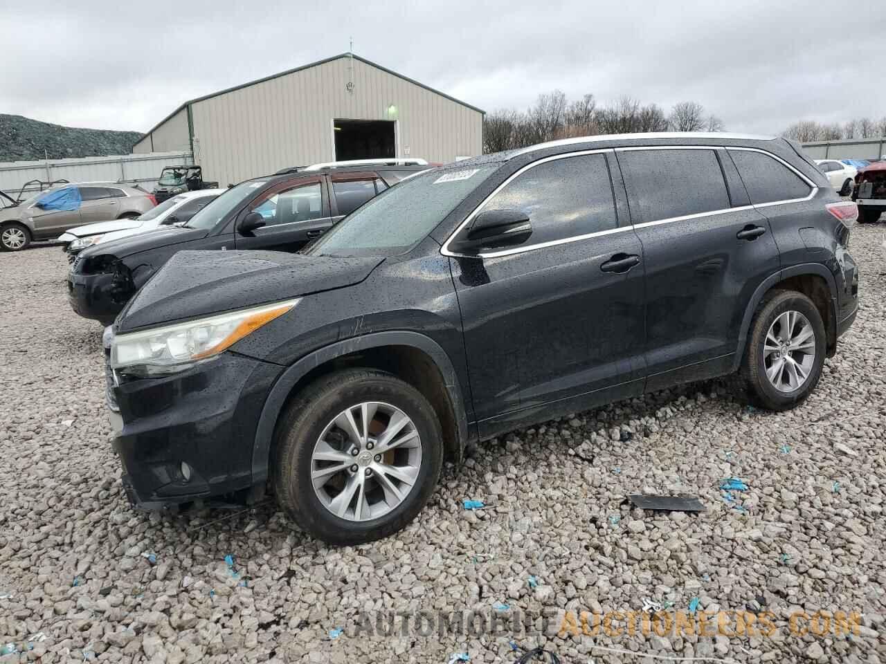 5TDJKRFH5FS082717 TOYOTA HIGHLANDER 2015