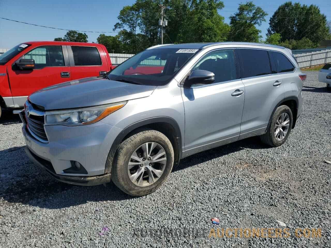 5TDJKRFH5FS083253 TOYOTA HIGHLANDER 2015