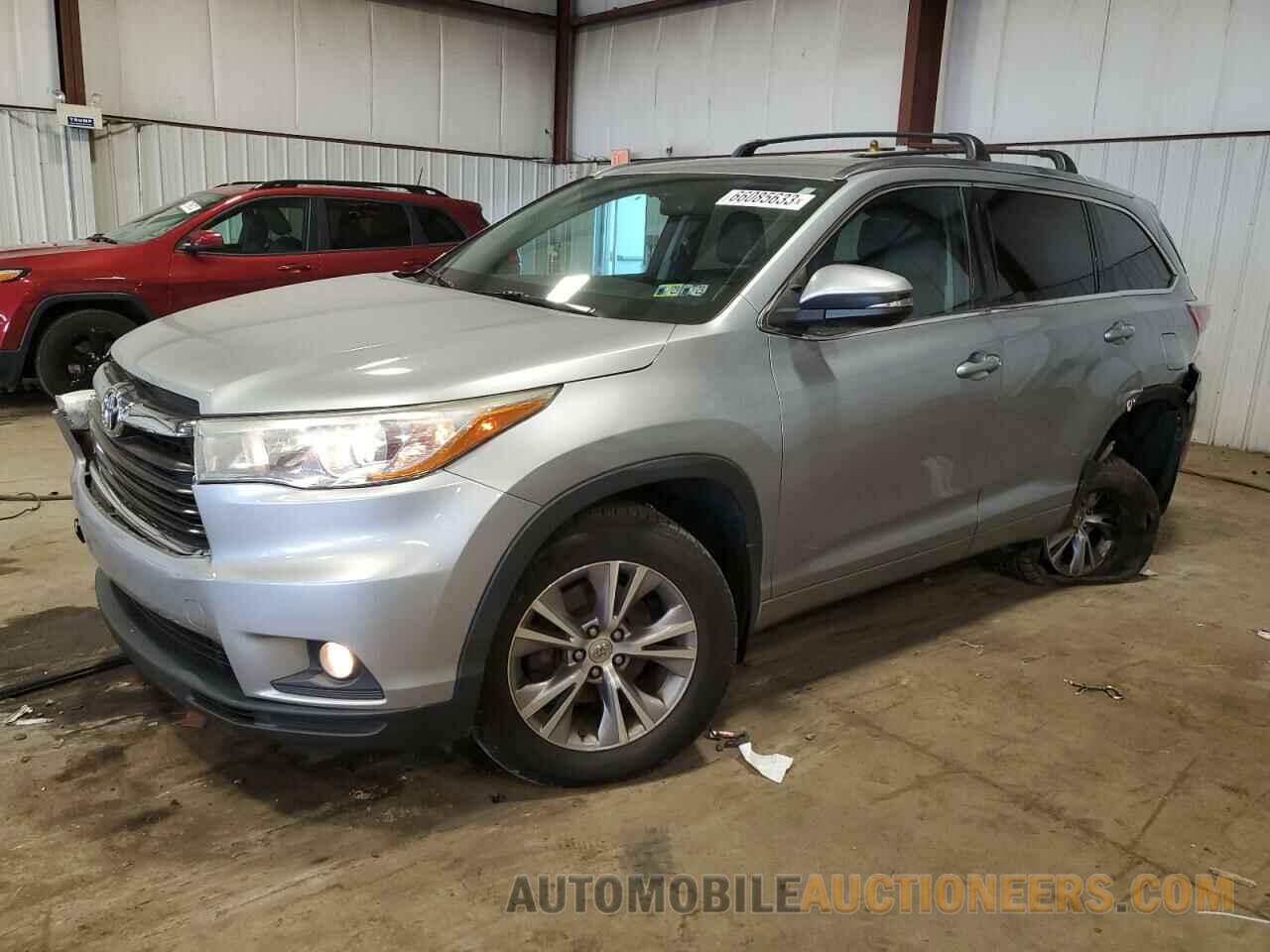 5TDJKRFH5FS097105 TOYOTA HIGHLANDER 2015