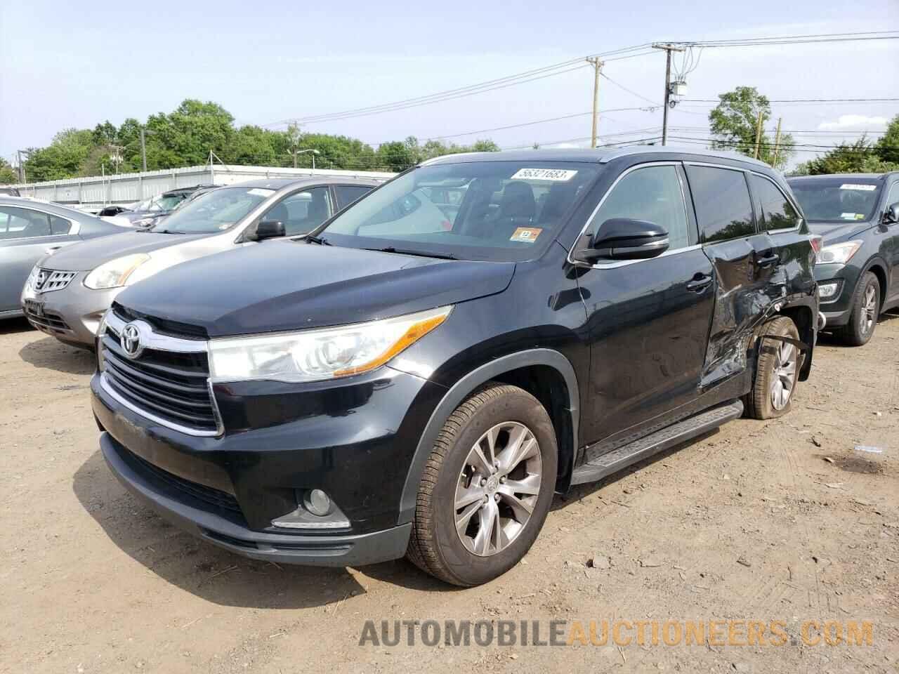 5TDJKRFH5FS101007 TOYOTA HIGHLANDER 2015