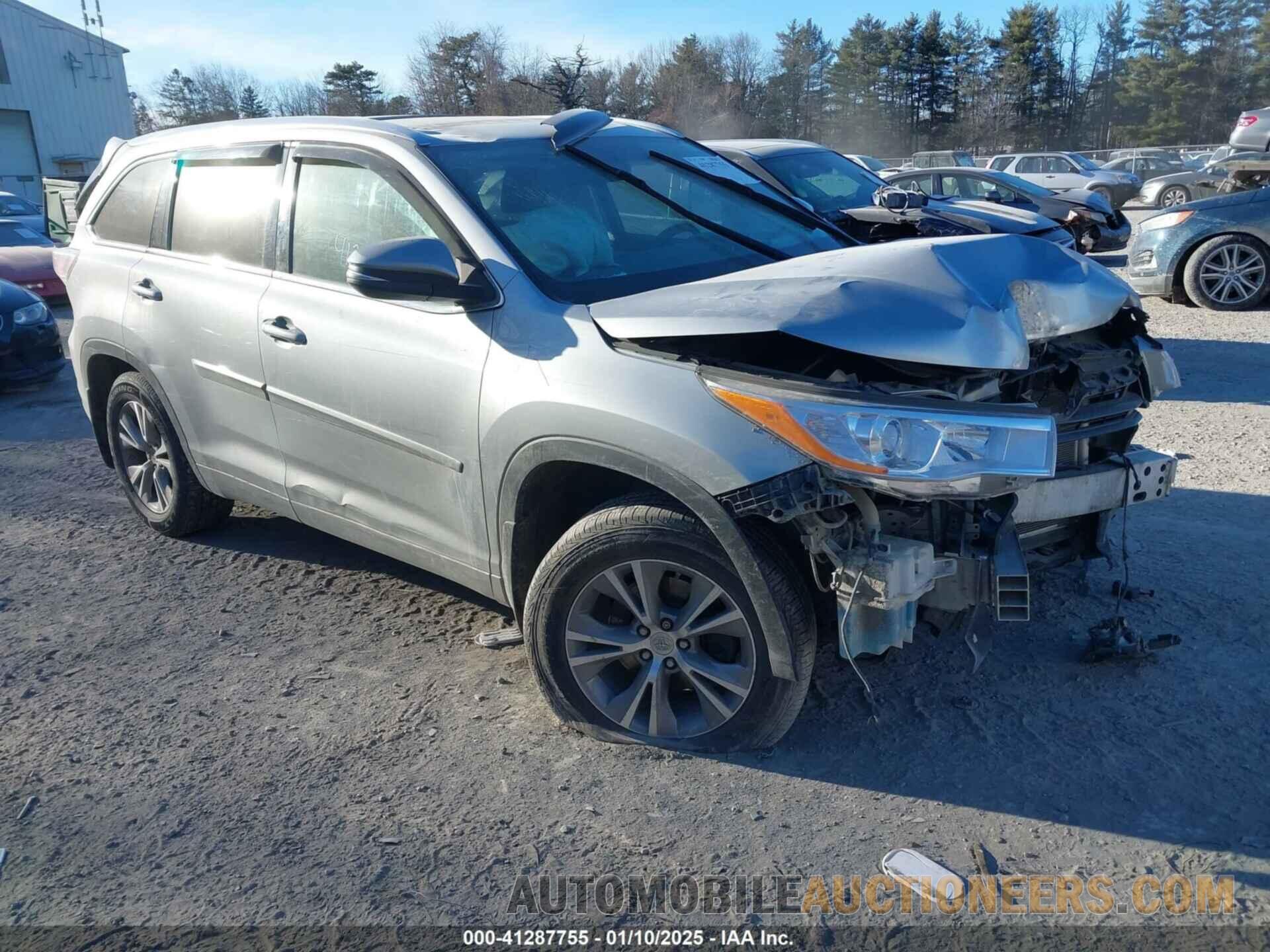 5TDJKRFH5FS107664 TOYOTA HIGHLANDER 2015