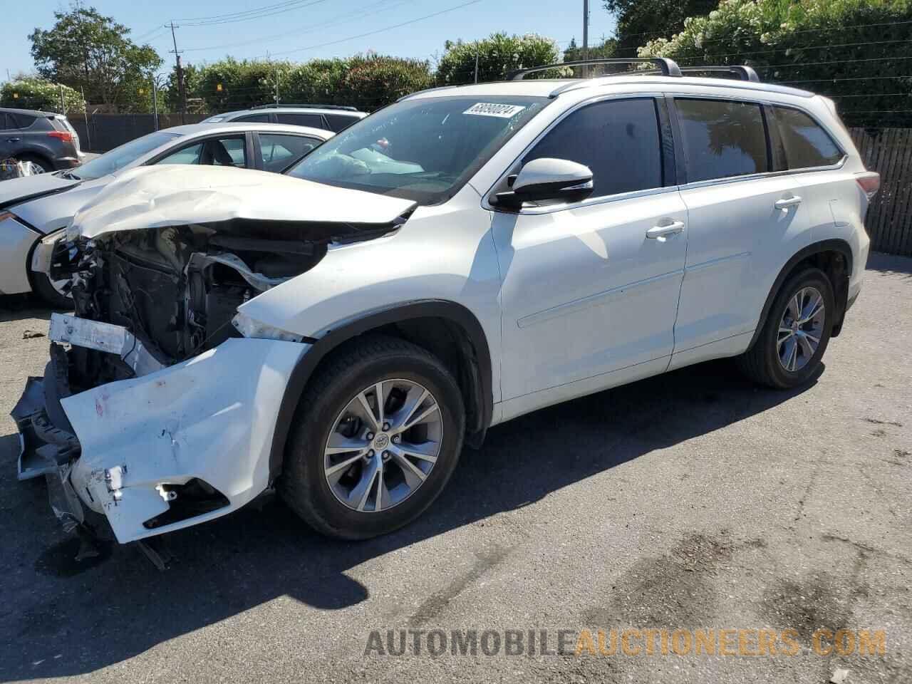 5TDJKRFH5FS110225 TOYOTA HIGHLANDER 2015