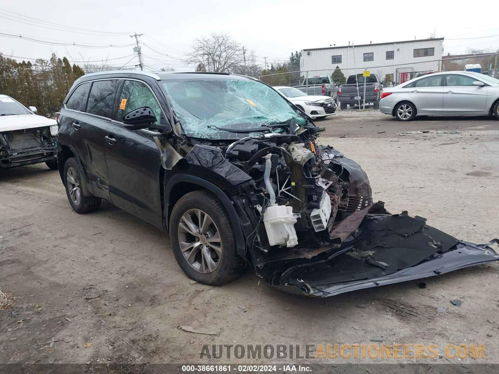 5TDJKRFH5FS121743 TOYOTA HIGHLANDER 2015