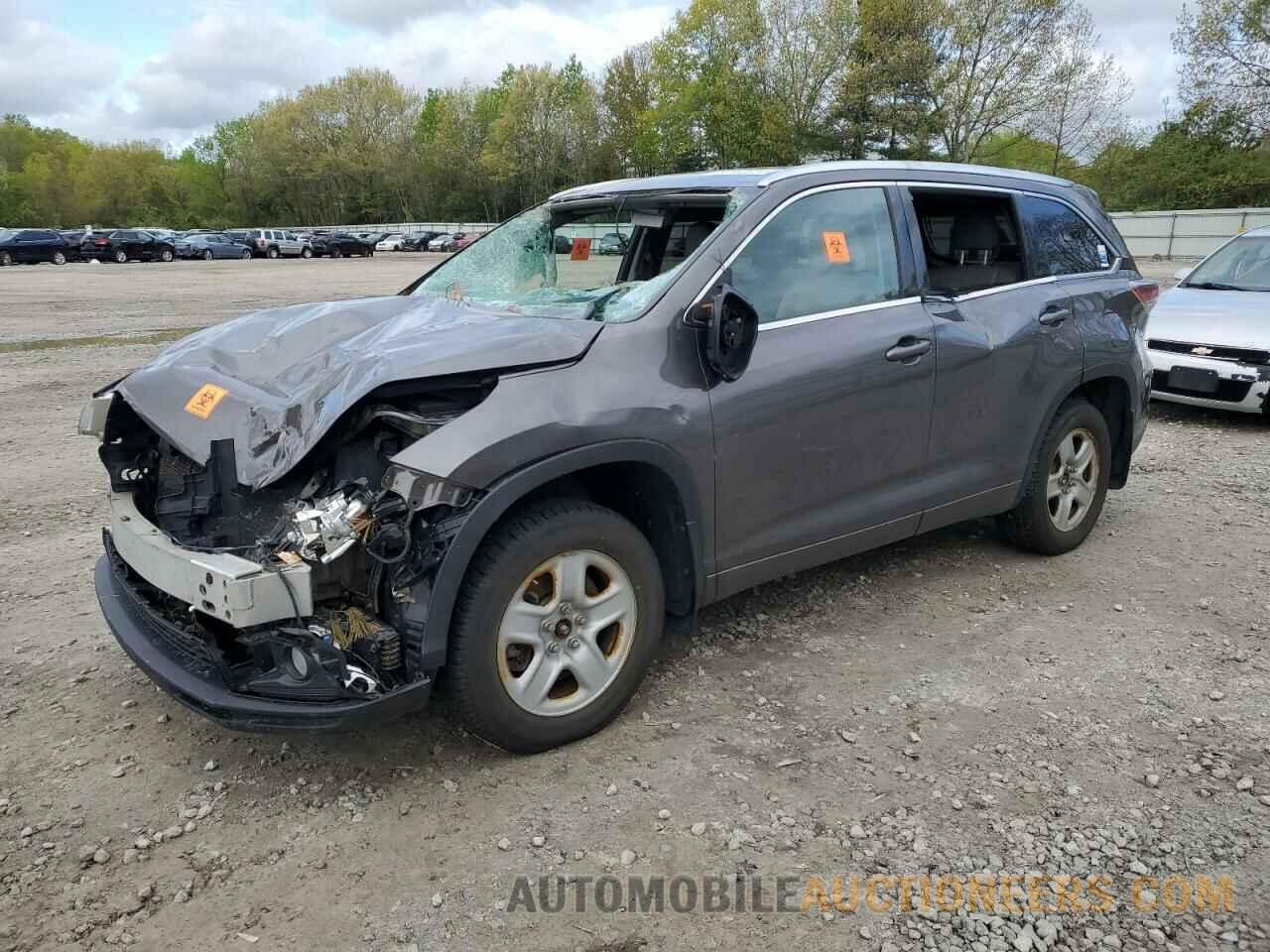 5TDJKRFH5FS124125 TOYOTA HIGHLANDER 2015