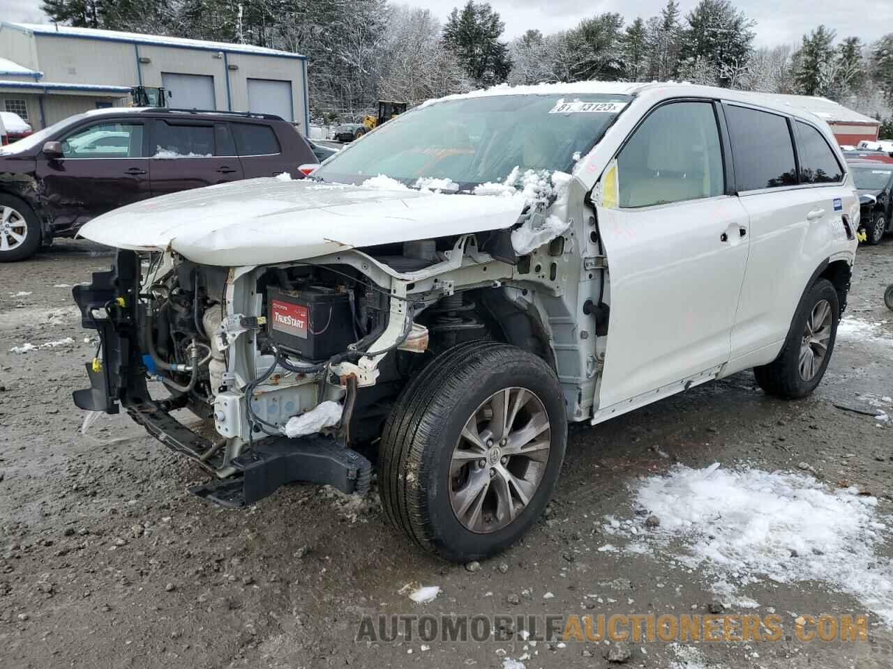 5TDJKRFH5FS125646 TOYOTA HIGHLANDER 2015