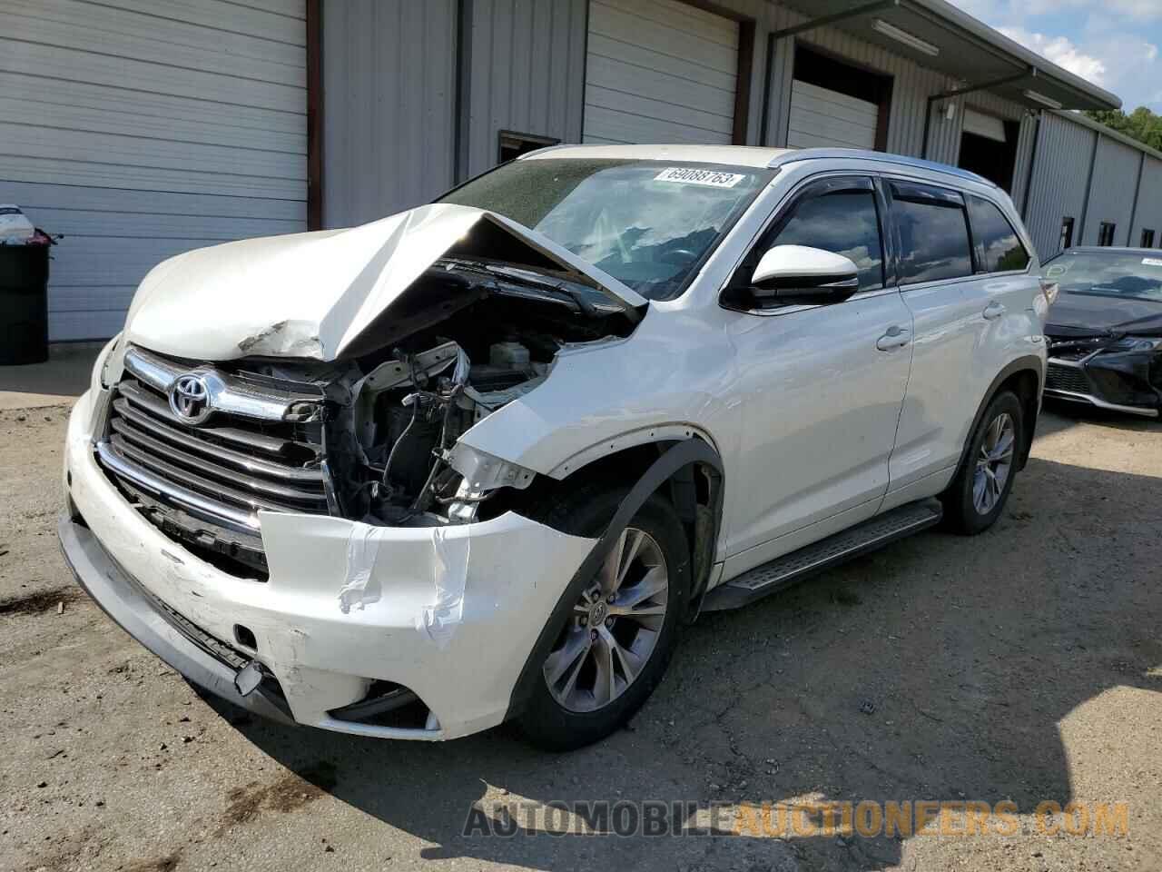 5TDJKRFH5FS162583 TOYOTA HIGHLANDER 2015