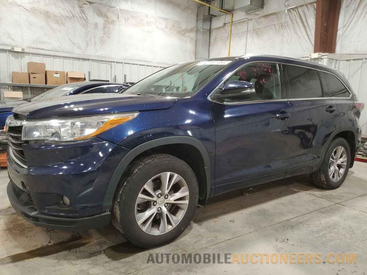 5TDJKRFH5FS168531 TOYOTA HIGHLANDER 2015