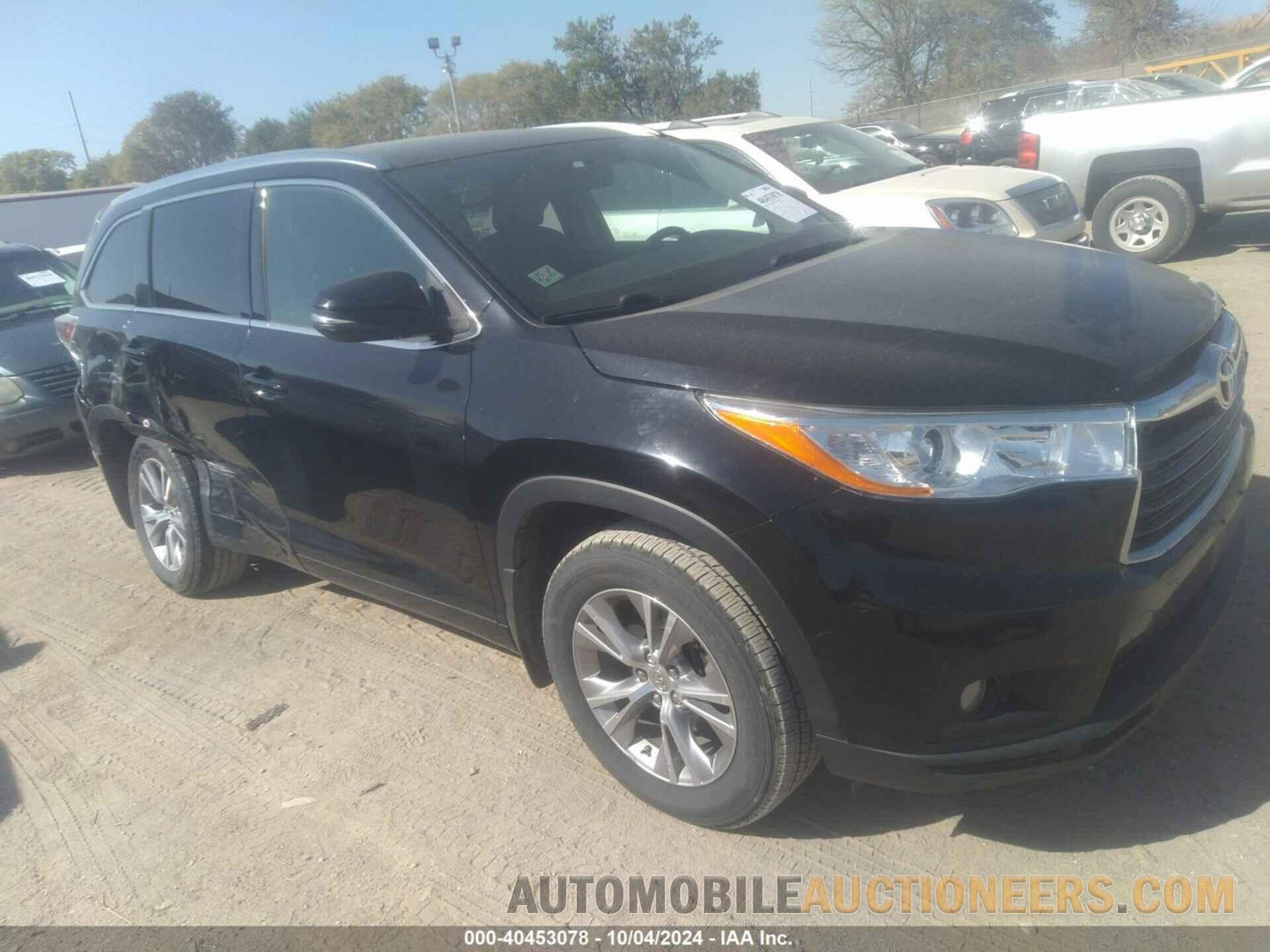 5TDJKRFH5FS170795 TOYOTA HIGHLANDER 2015