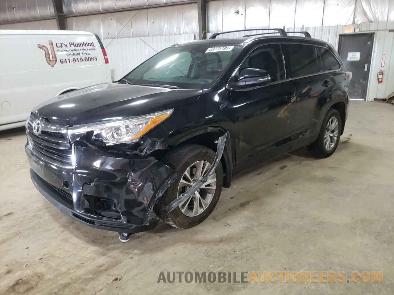 5TDJKRFH5FS187919 TOYOTA HIGHLANDER 2015