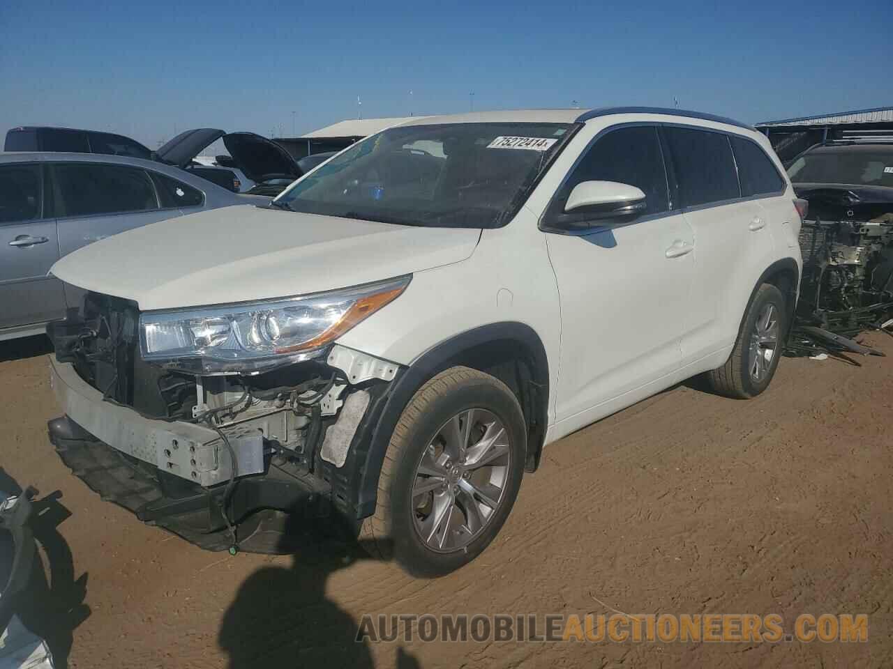 5TDJKRFH5FS206033 TOYOTA HIGHLANDER 2015