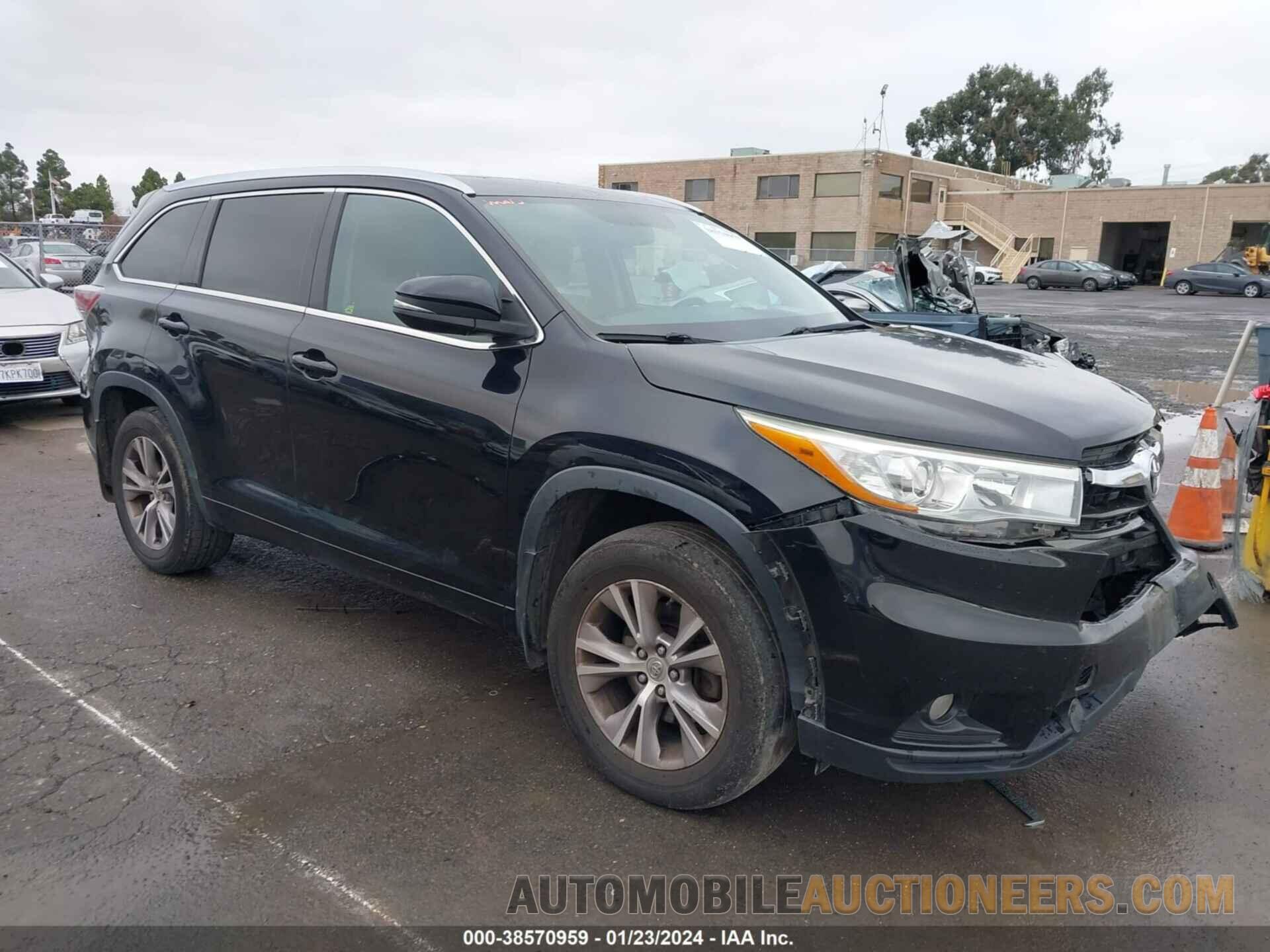 5TDJKRFH5FS214522 TOYOTA HIGHLANDER 2015