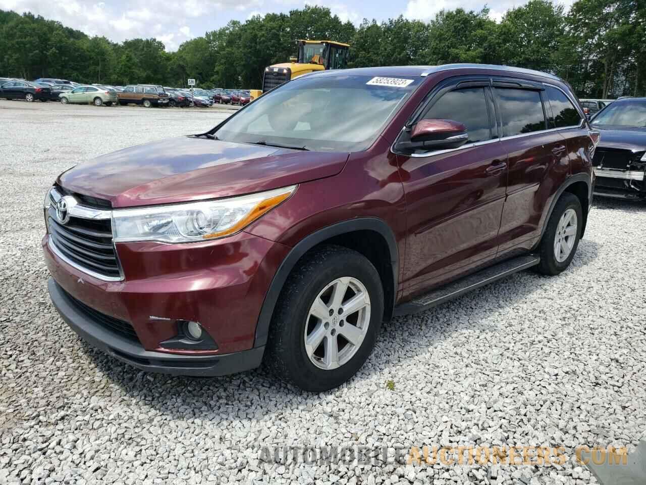 5TDJKRFH5FS218702 TOYOTA HIGHLANDER 2015