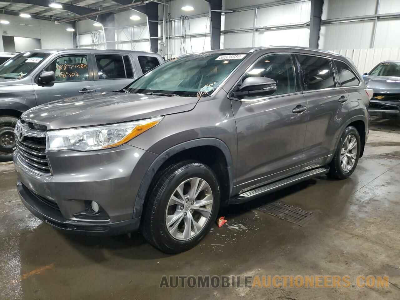 5TDJKRFH5FS219400 TOYOTA HIGHLANDER 2015