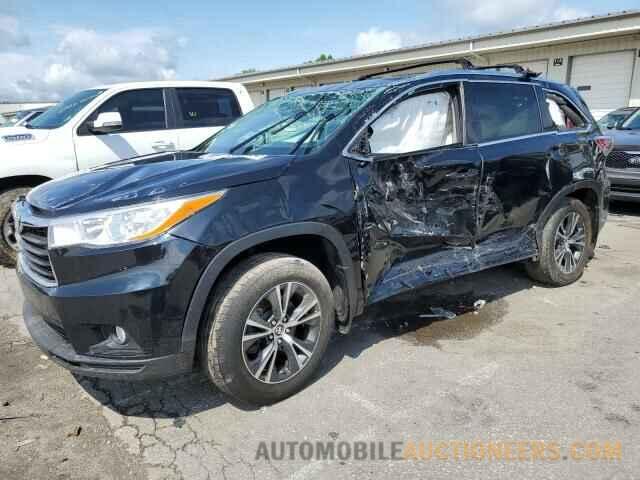 5TDJKRFH5GS263060 TOYOTA HIGHLANDER 2016