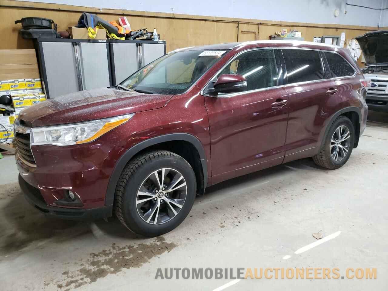 5TDJKRFH5GS312547 TOYOTA HIGHLANDER 2016