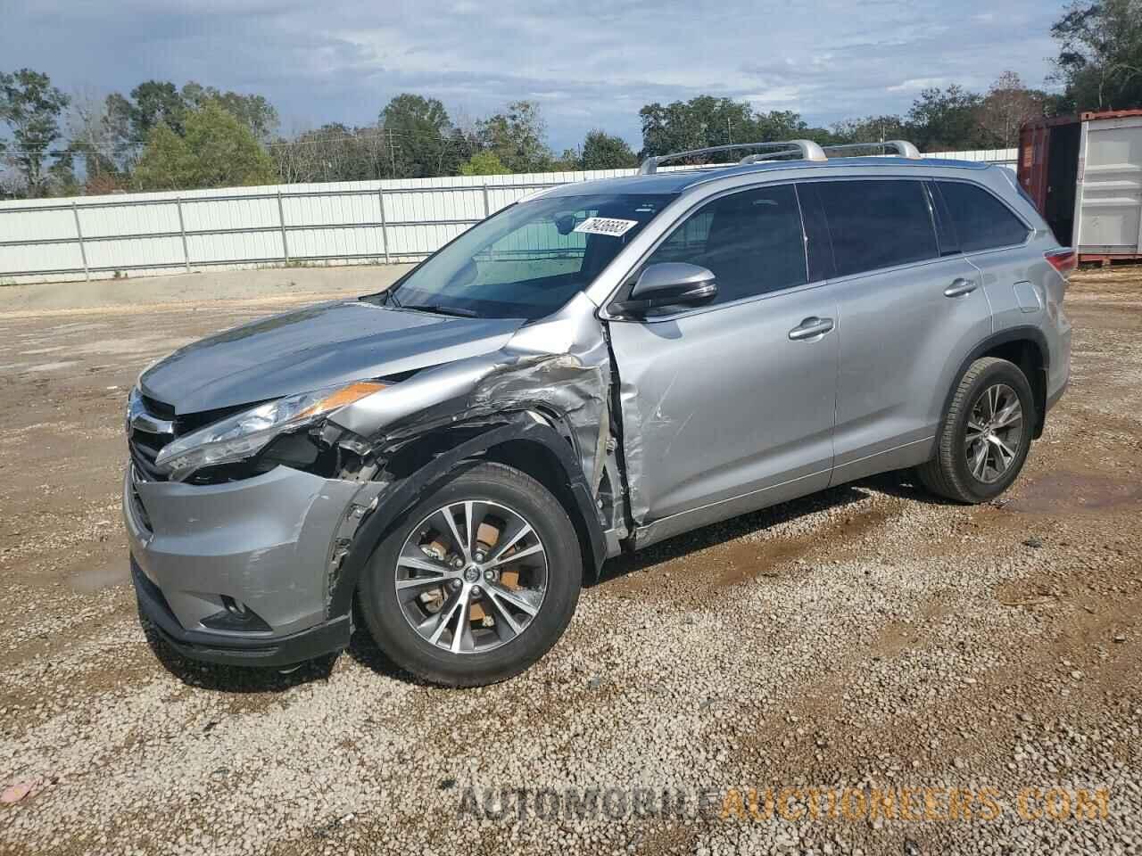 5TDJKRFH5GS314685 TOYOTA HIGHLANDER 2016