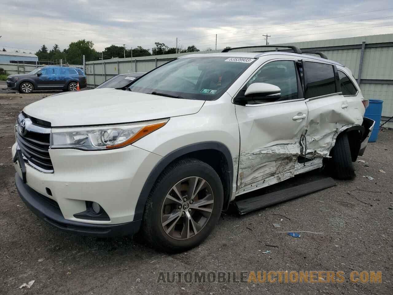 5TDJKRFH5GS336265 TOYOTA HIGHLANDER 2016