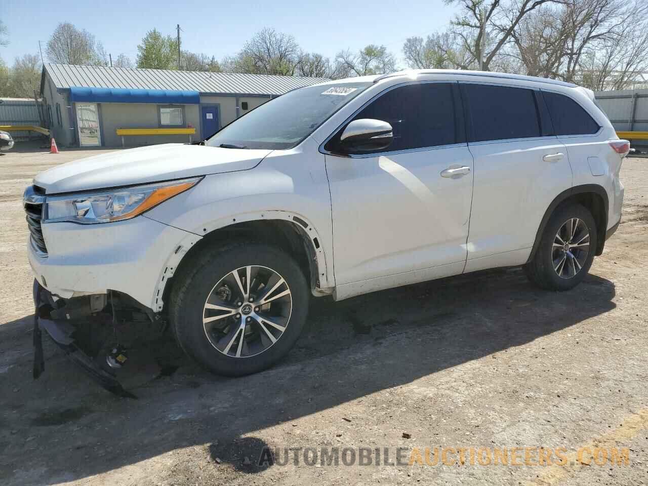 5TDJKRFH5GS347640 TOYOTA HIGHLANDER 2016