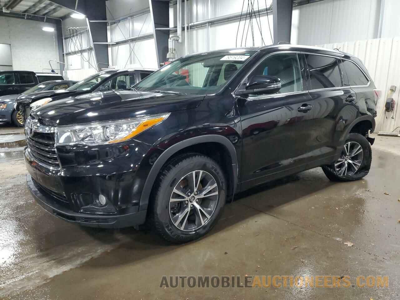 5TDJKRFH5GS502588 TOYOTA HIGHLANDER 2016