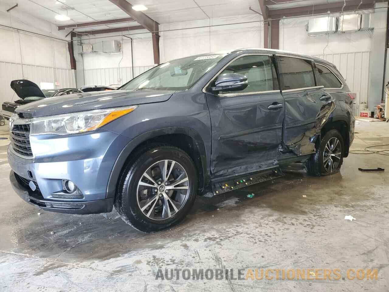 5TDJKRFH5GS503269 TOYOTA HIGHLANDER 2016