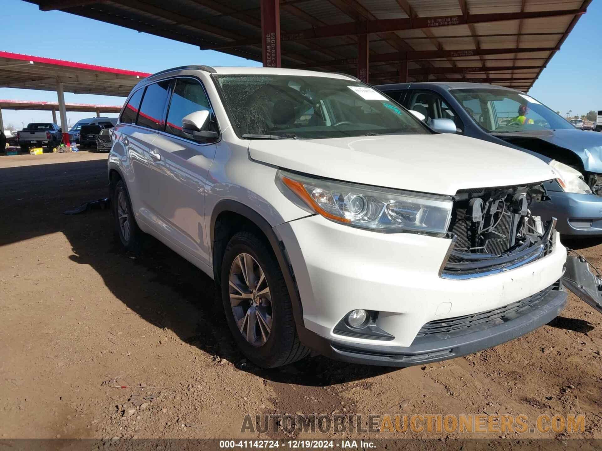 5TDJKRFH6FS076943 TOYOTA HIGHLANDER 2015