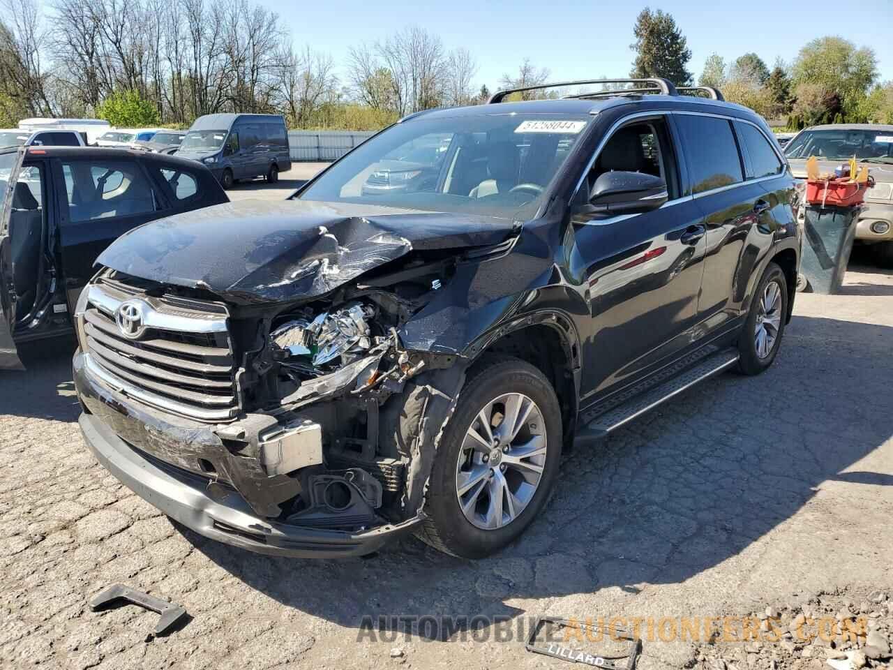 5TDJKRFH6FS088297 TOYOTA HIGHLANDER 2015