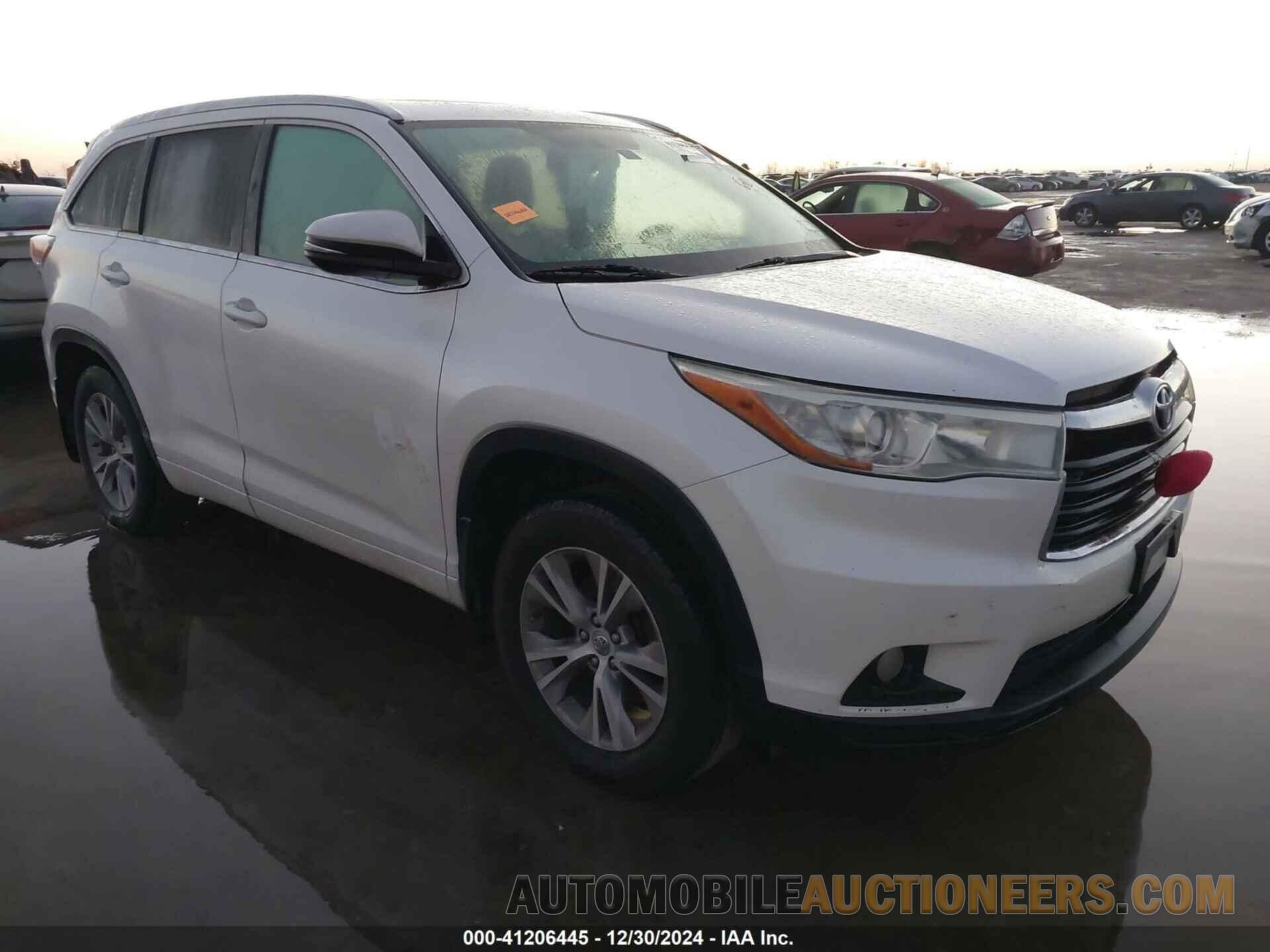 5TDJKRFH6FS101453 TOYOTA HIGHLANDER 2015