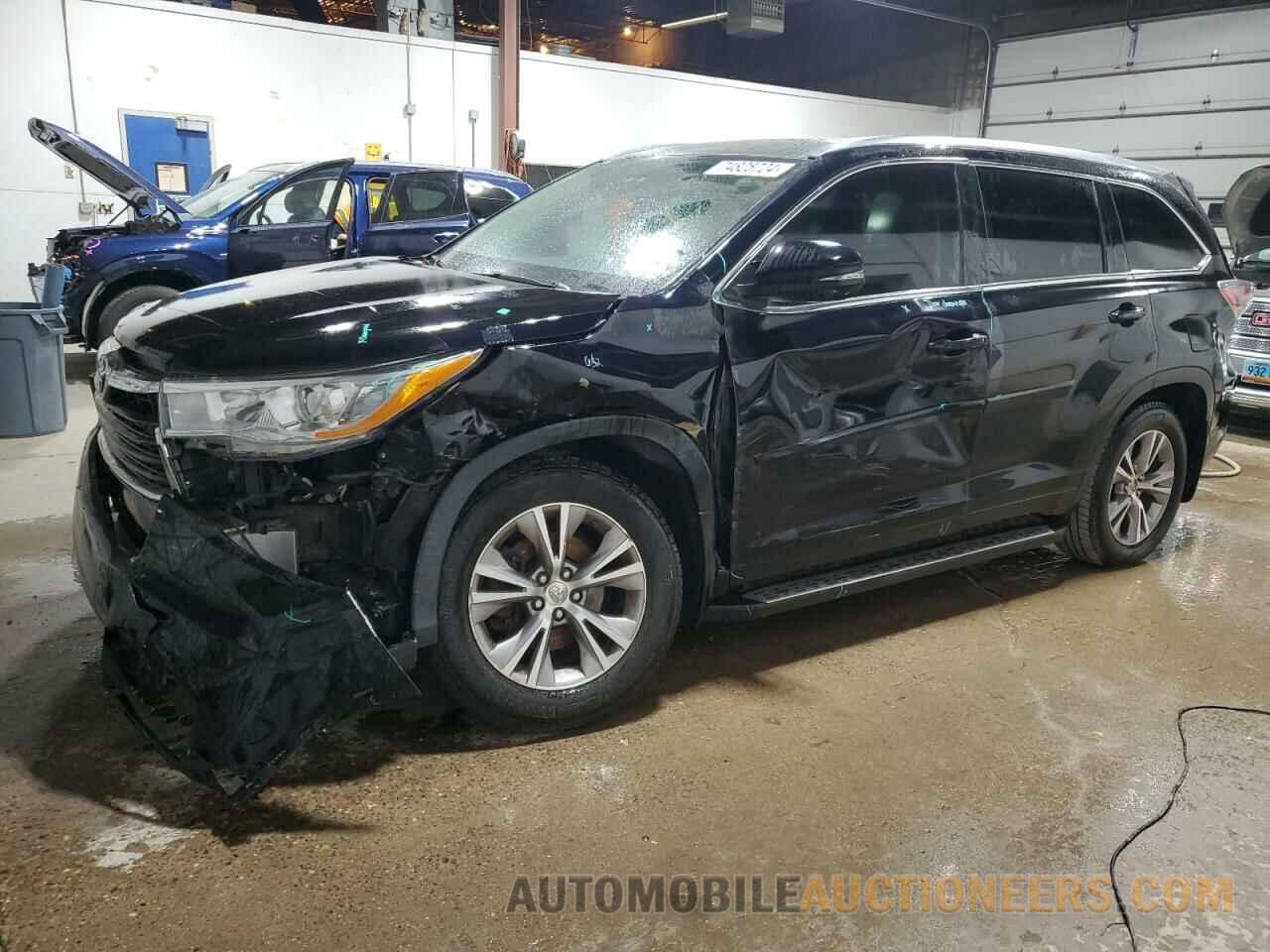 5TDJKRFH6FS110993 TOYOTA HIGHLANDER 2015