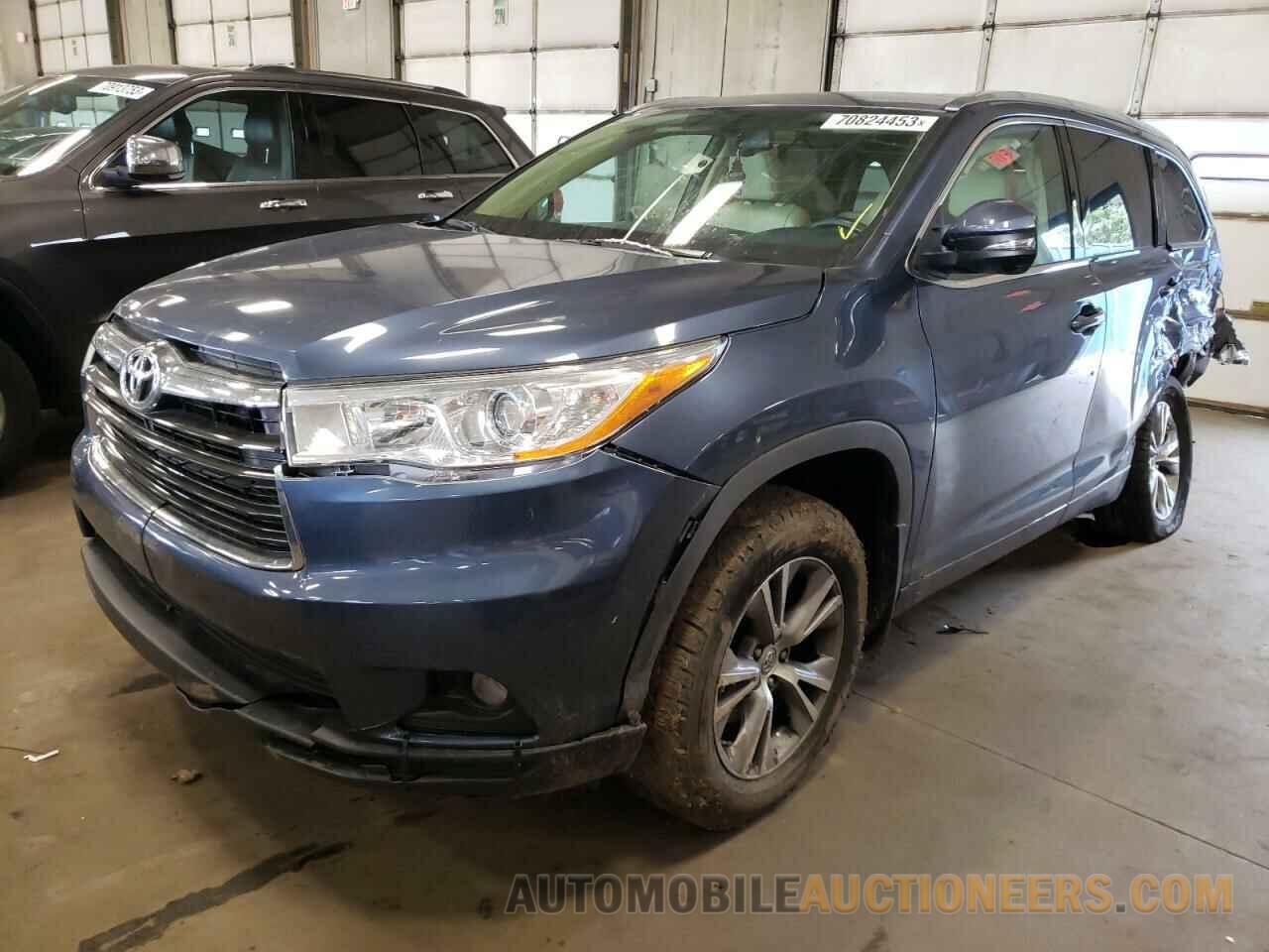 5TDJKRFH6FS125638 TOYOTA HIGHLANDER 2015