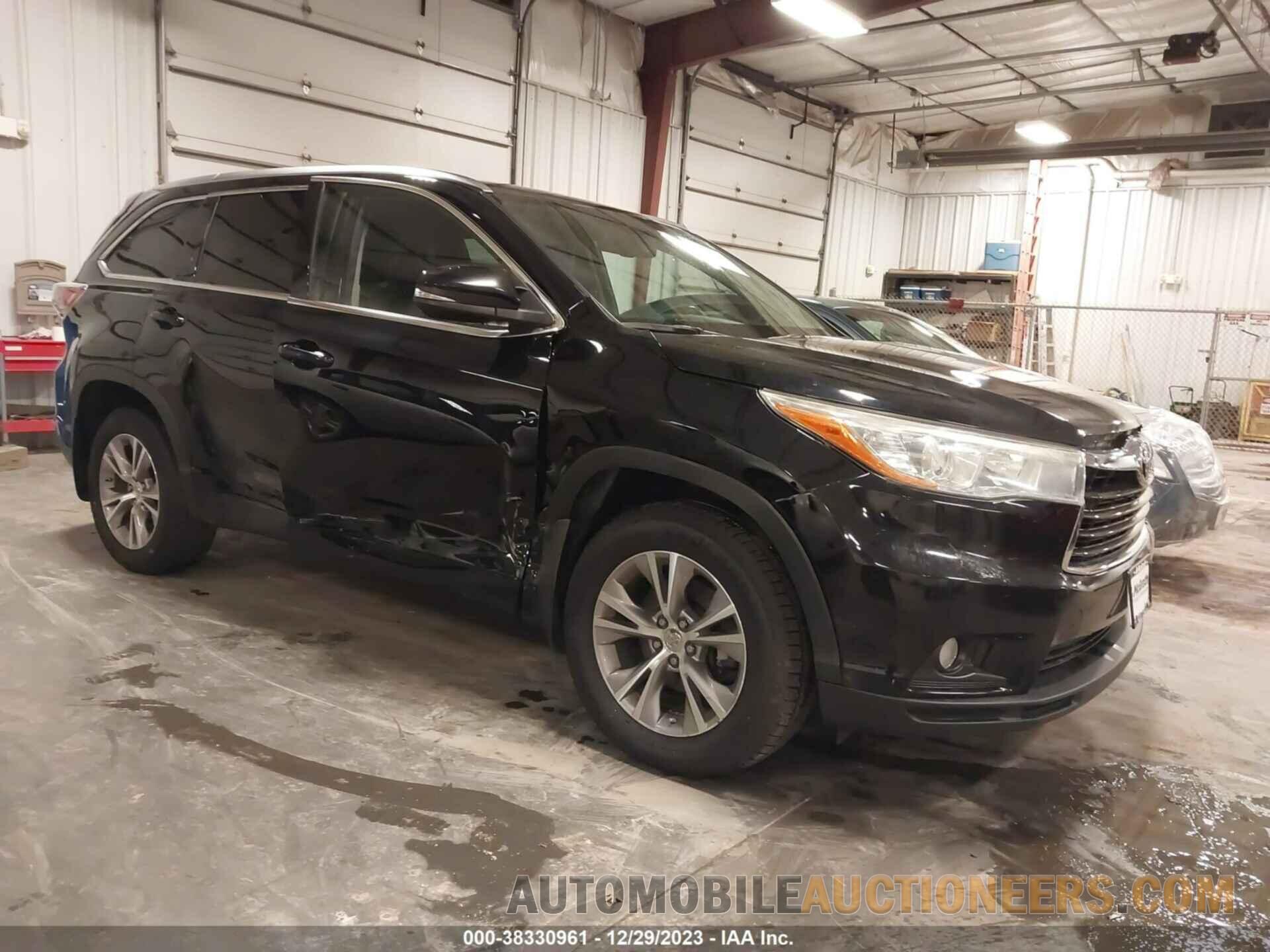 5TDJKRFH6FS134081 TOYOTA HIGHLANDER 2015