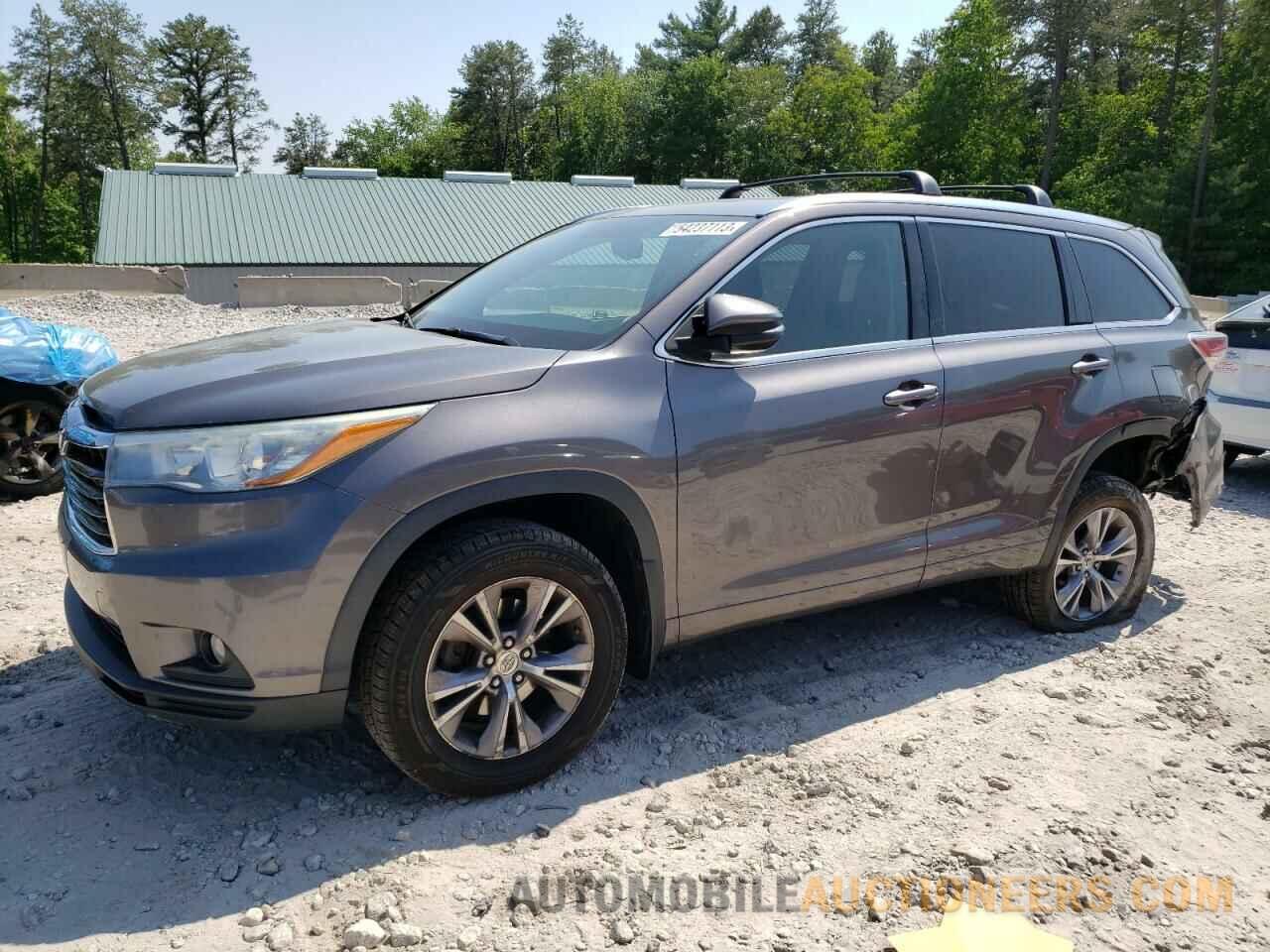 5TDJKRFH6FS134968 TOYOTA HIGHLANDER 2015