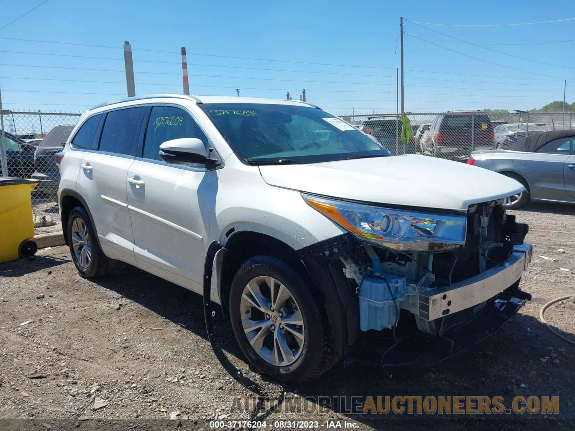 5TDJKRFH6FS136977 TOYOTA HIGHLANDER 2015