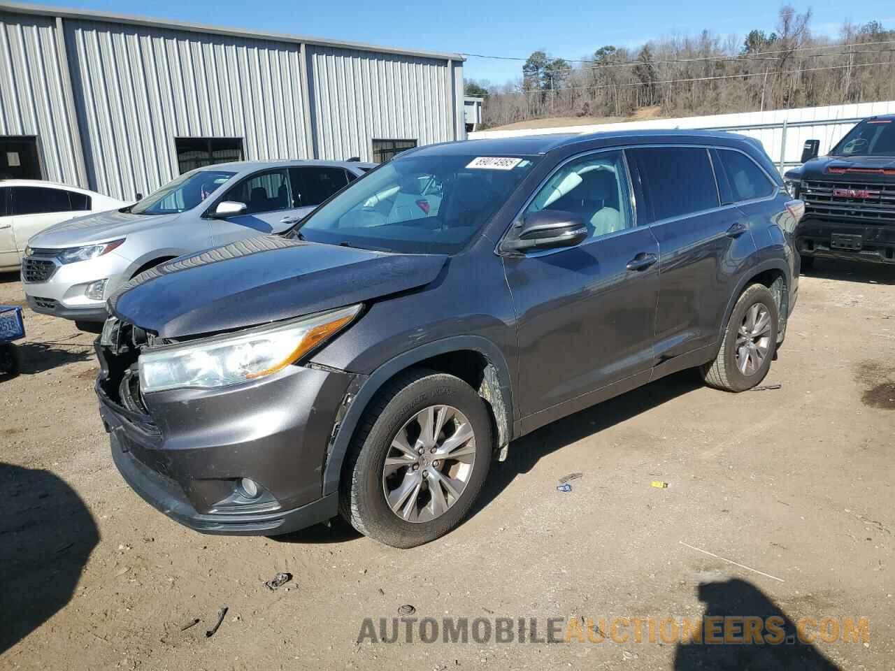 5TDJKRFH6FS154184 TOYOTA HIGHLANDER 2015