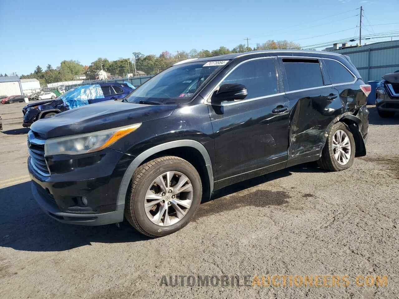 5TDJKRFH6FS178078 TOYOTA HIGHLANDER 2015