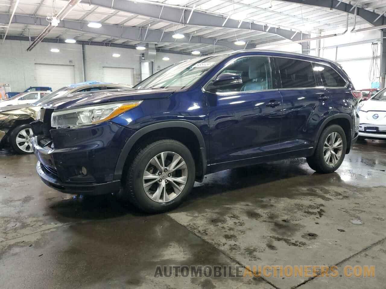 5TDJKRFH6FS194992 TOYOTA HIGHLANDER 2015