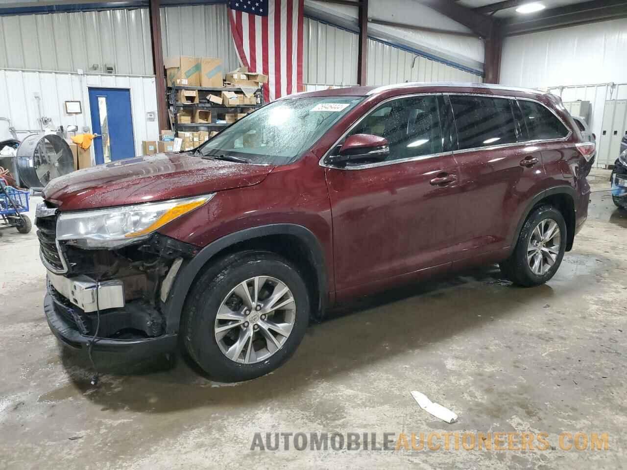 5TDJKRFH6FS205229 TOYOTA HIGHLANDER 2015