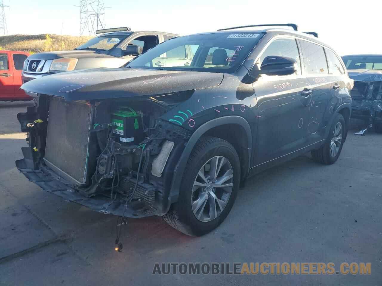 5TDJKRFH6FS207501 TOYOTA HIGHLANDER 2015