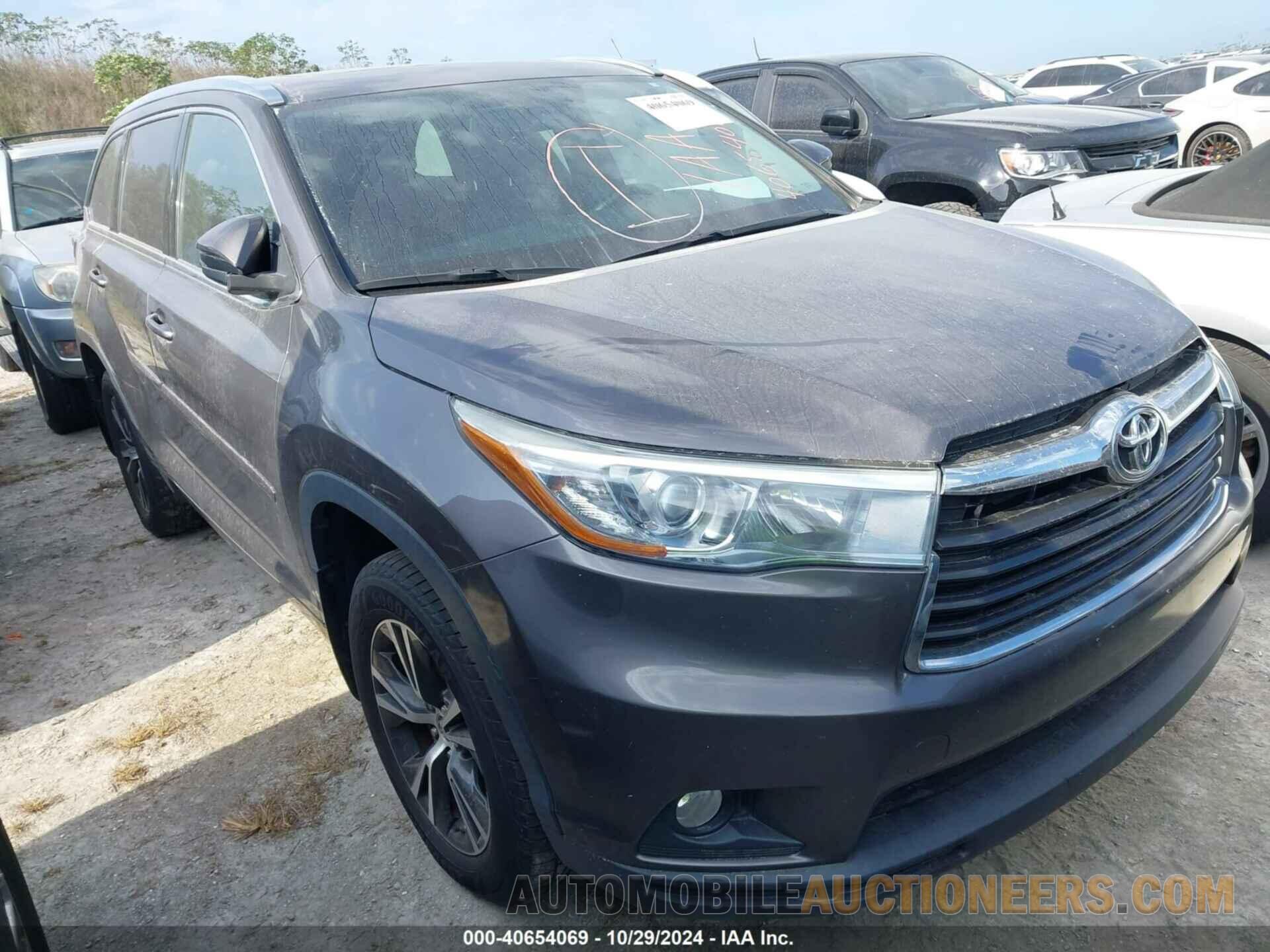 5TDJKRFH6GS230083 TOYOTA HIGHLANDER 2016