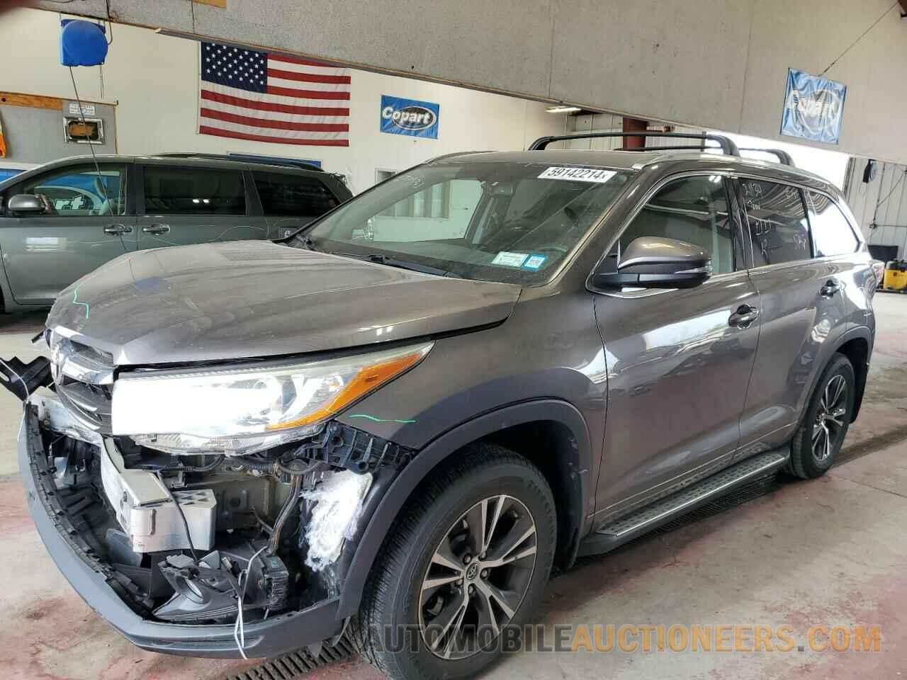 5TDJKRFH6GS241147 TOYOTA HIGHLANDER 2016