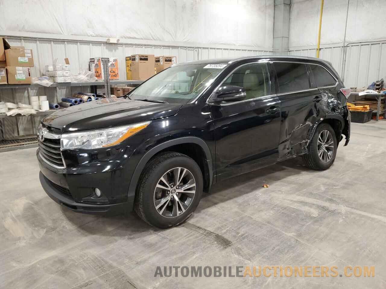 5TDJKRFH6GS256408 TOYOTA HIGHLANDER 2016