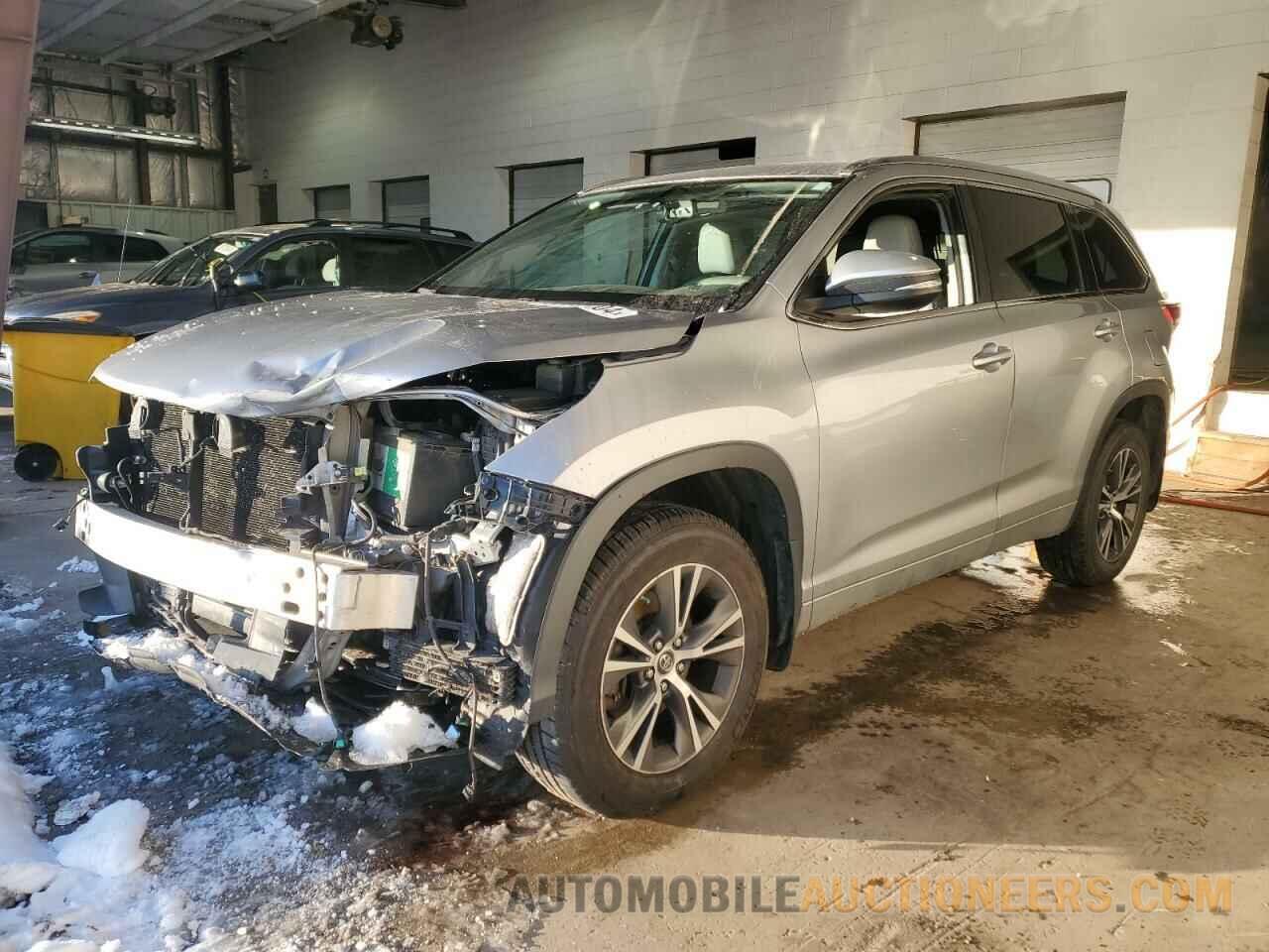 5TDJKRFH6GS279316 TOYOTA HIGHLANDER 2016