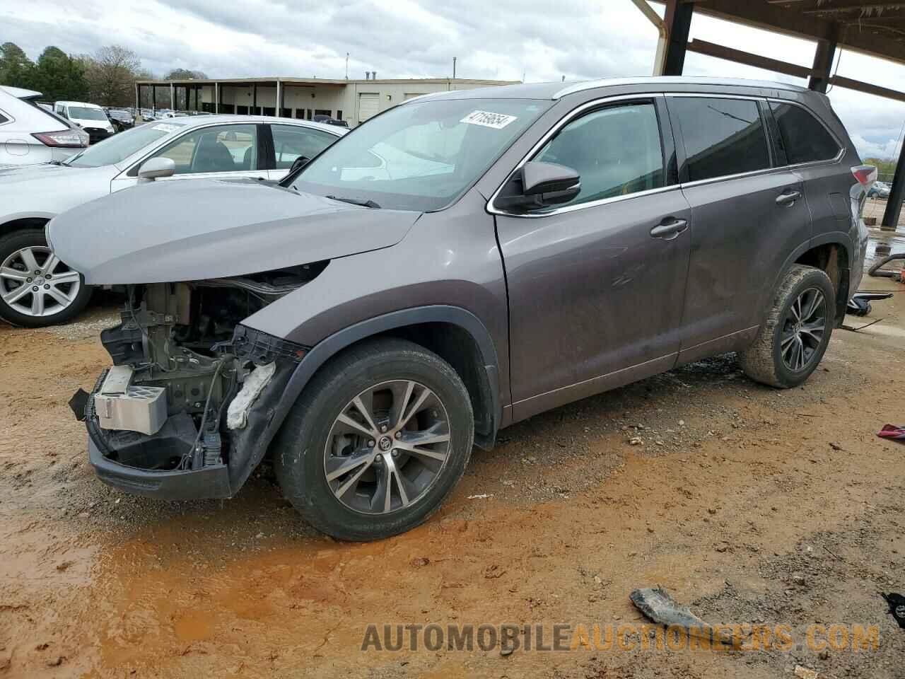 5TDJKRFH6GS283320 TOYOTA HIGHLANDER 2016