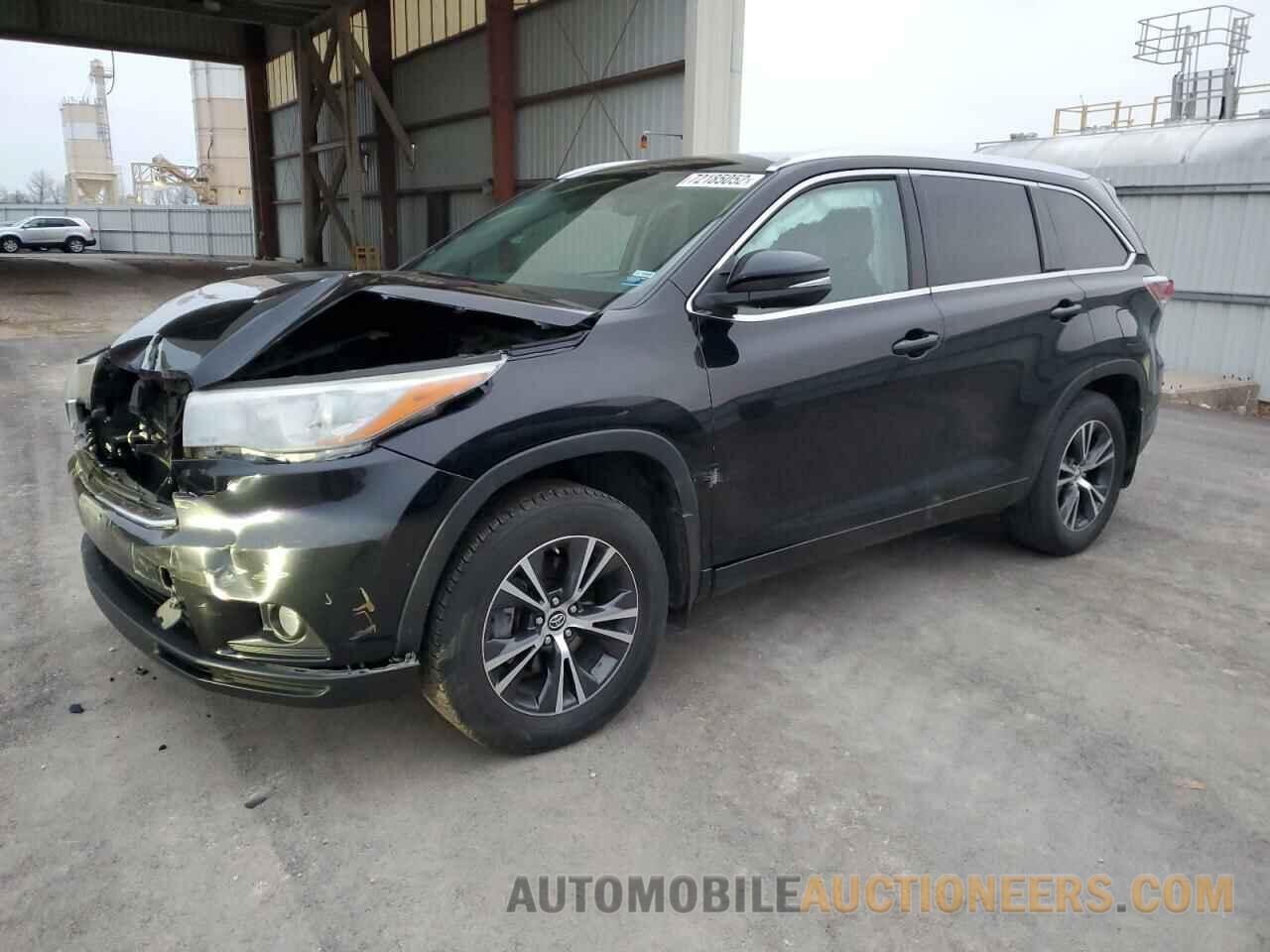 5TDJKRFH6GS302674 TOYOTA HIGHLANDER 2016