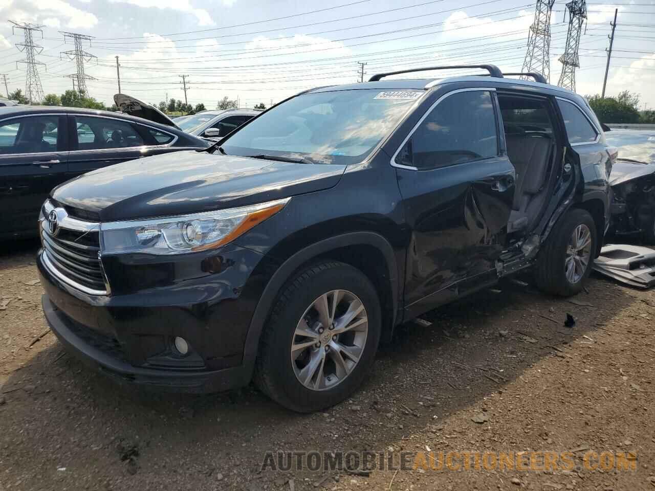 5TDJKRFH7FS084906 TOYOTA HIGHLANDER 2015