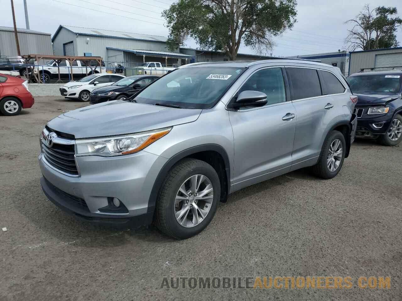 5TDJKRFH7FS128967 TOYOTA HIGHLANDER 2015