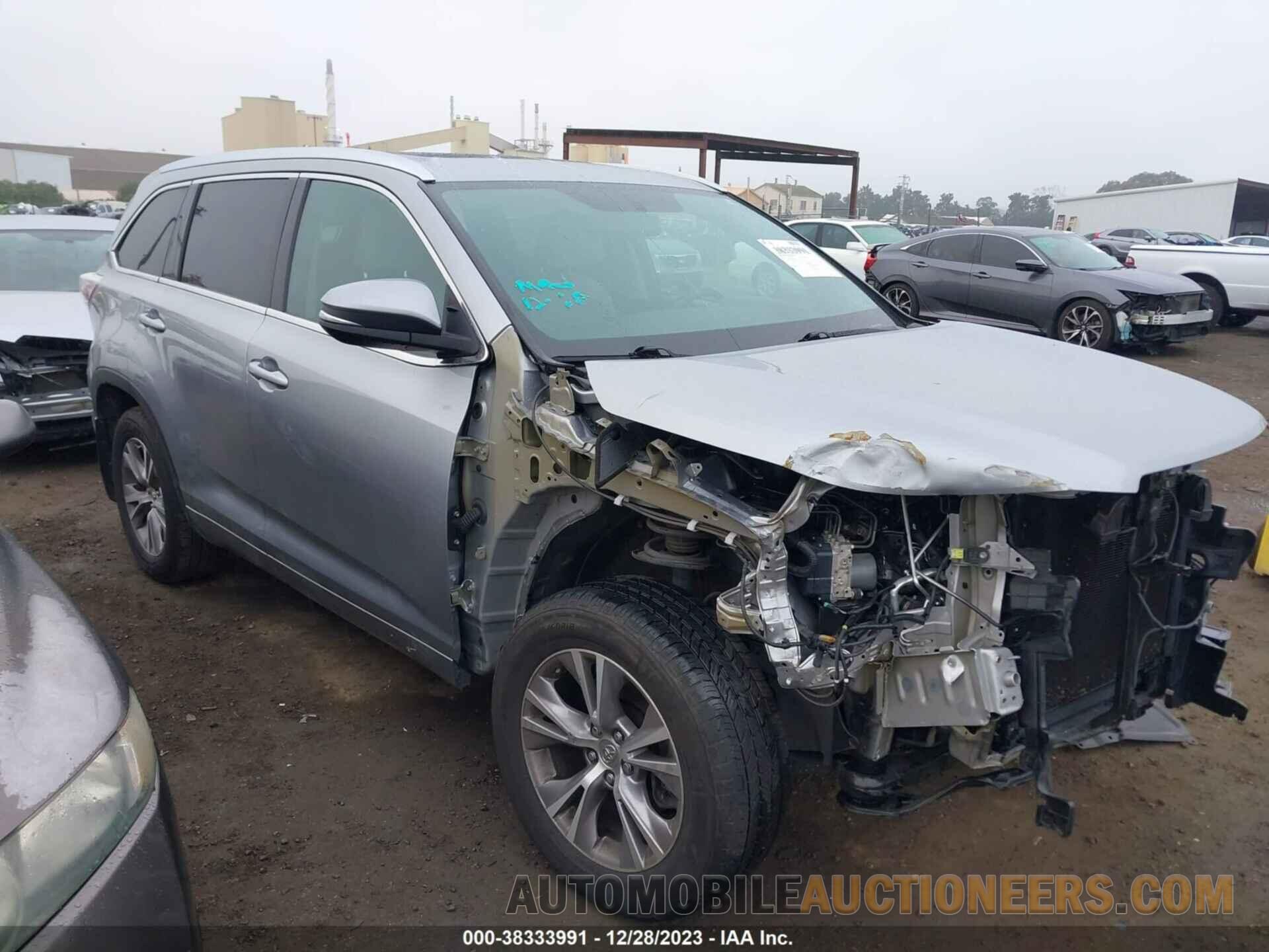 5TDJKRFH7FS141069 TOYOTA HIGHLANDER 2015