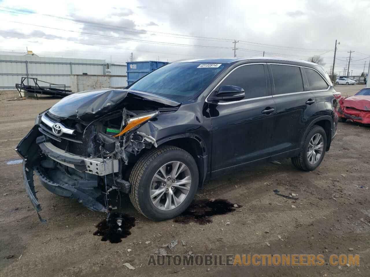 5TDJKRFH7FS174928 TOYOTA HIGHLANDER 2015