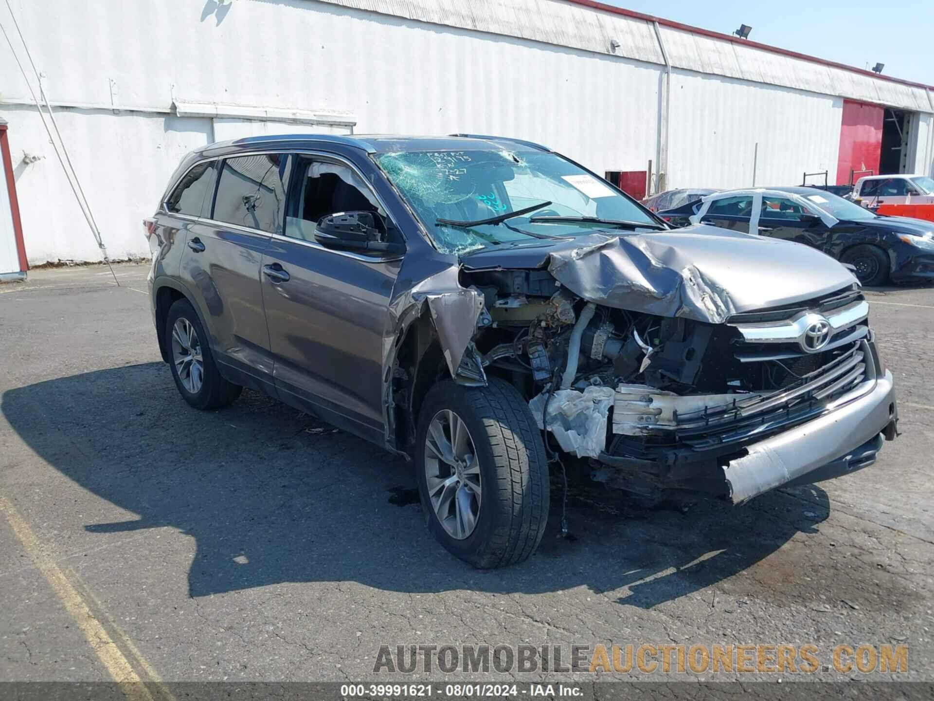 5TDJKRFH7FS192278 TOYOTA HIGHLANDER 2015