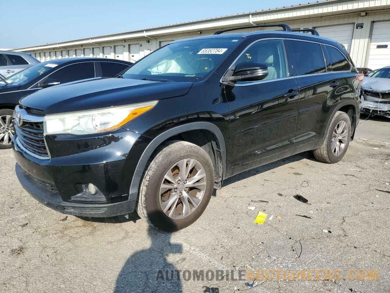 5TDJKRFH7FS200587 TOYOTA HIGHLANDER 2015